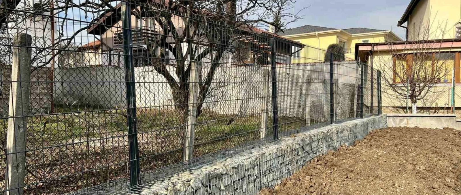 основа за ограда от габиони