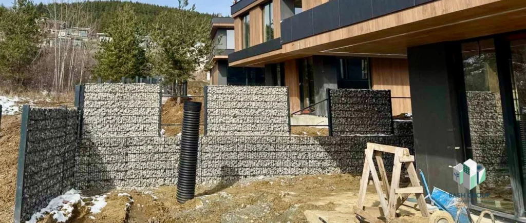 монтаж на габиони