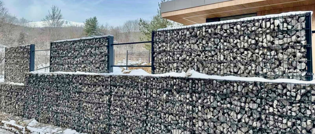 ограда от габиони