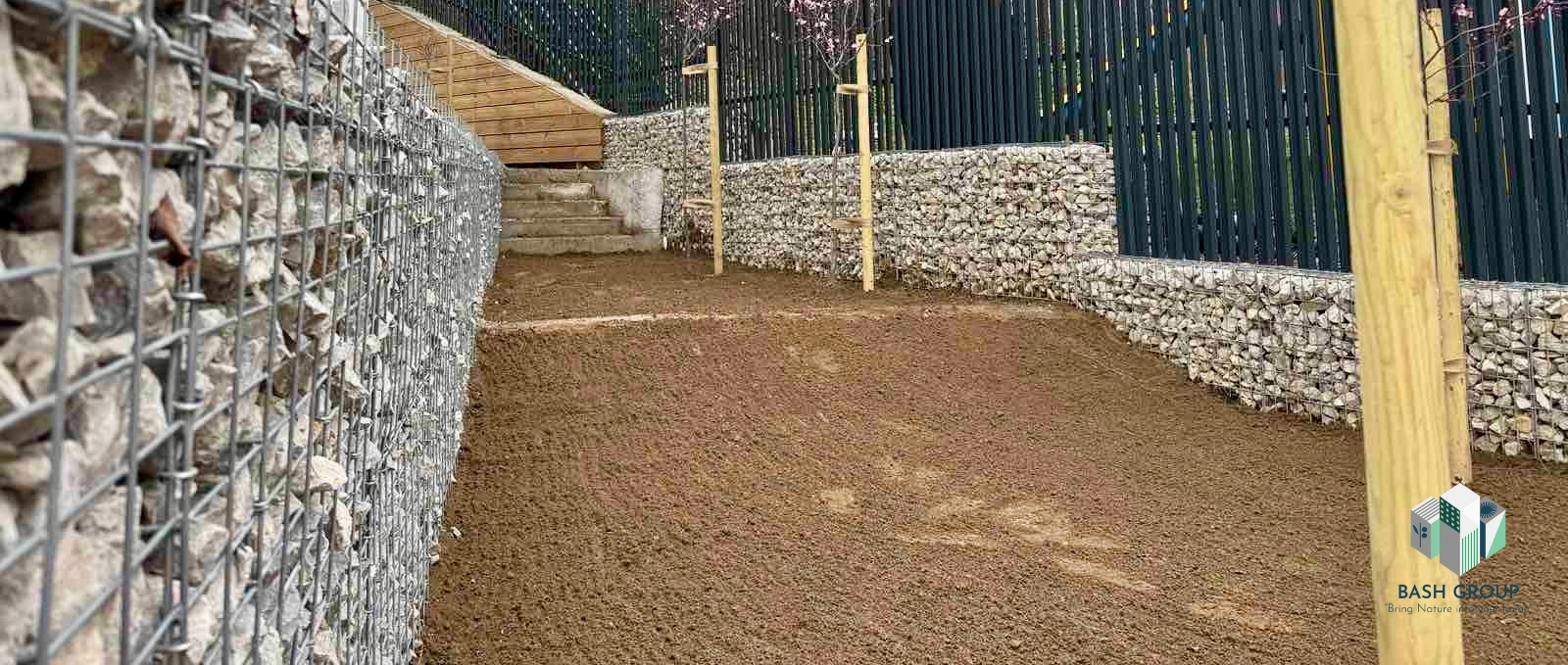 стена от габиони